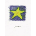 Yellow Star Holiday Greeting Card (5"x7")